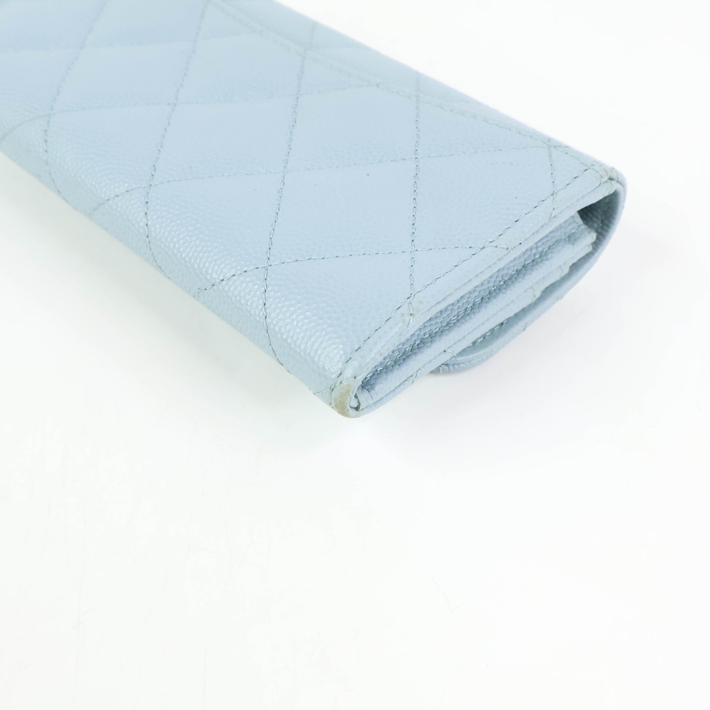 Chanel Classic Medium Wallet Light Blue