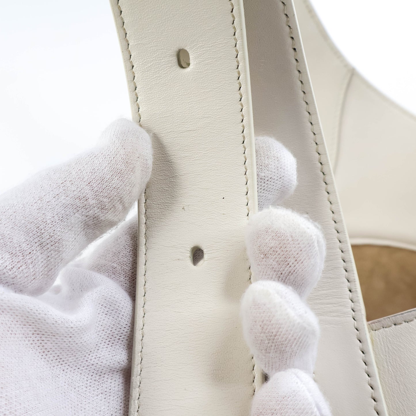 Alaia Babel Medium Bag White