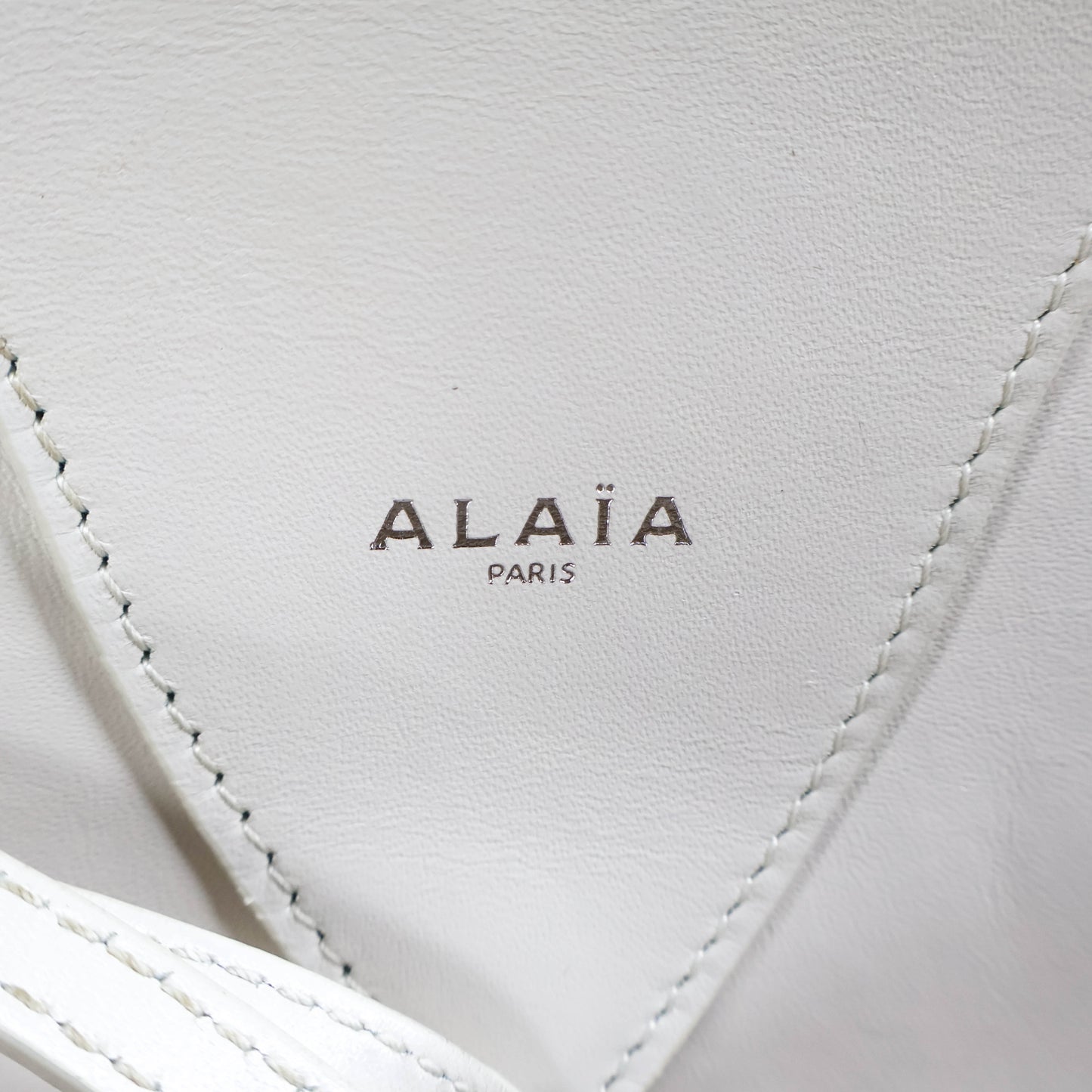 Alaia Babel Medium Bag White
