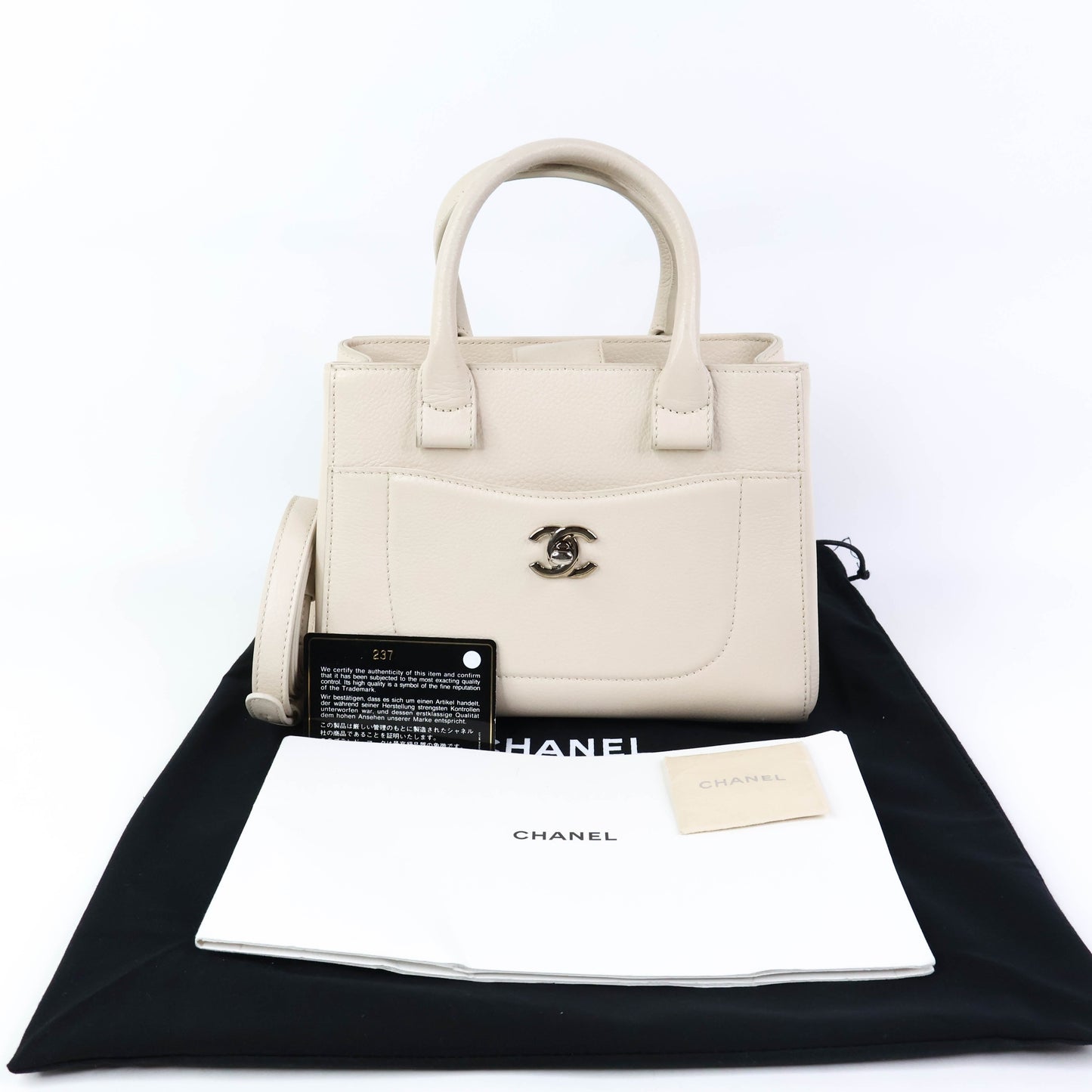 Chanel Neo Executive Mini Tote Cream