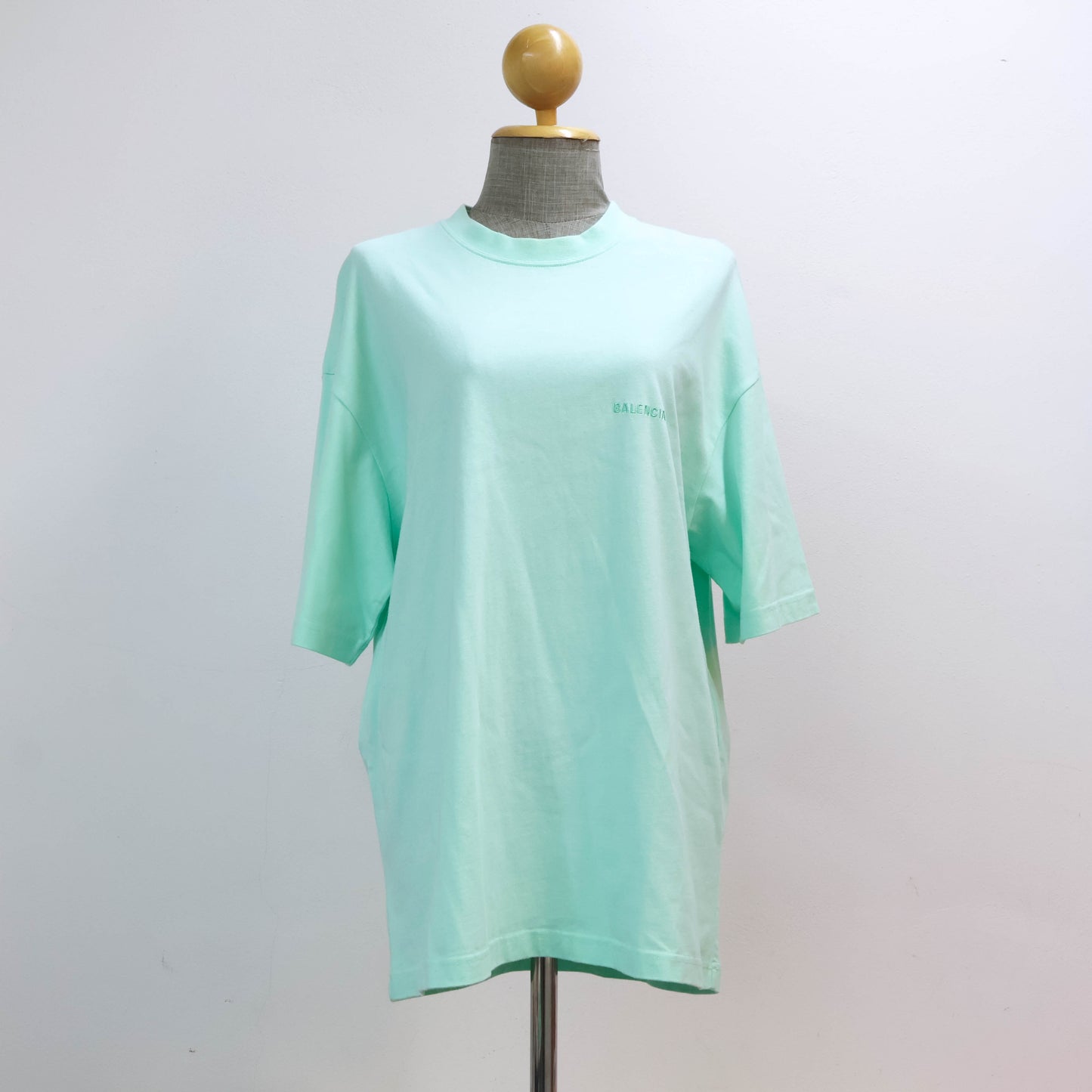 Balenciaga T-Shirt Logo Mint Green