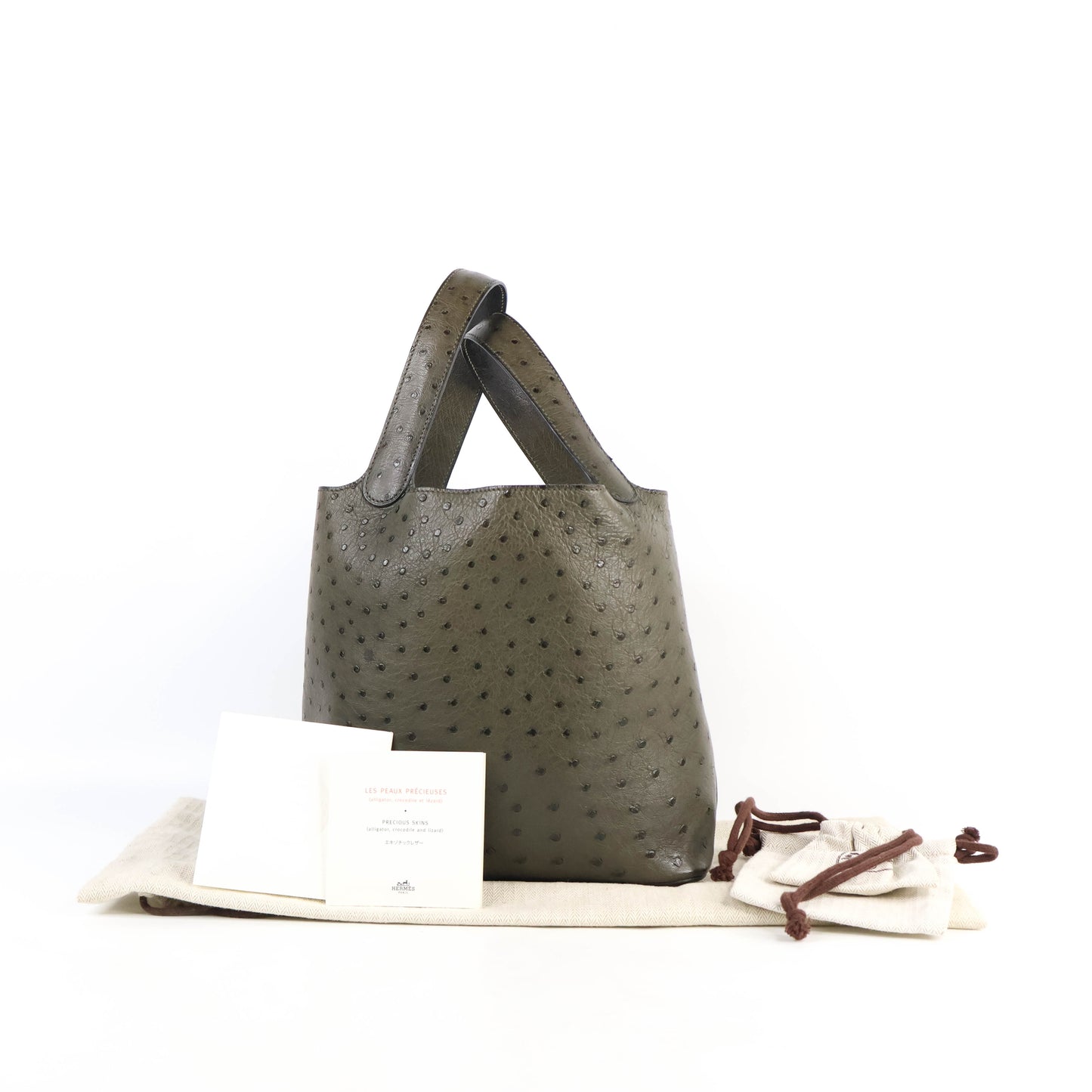 Hermes Picotin22 Ostrich PHW