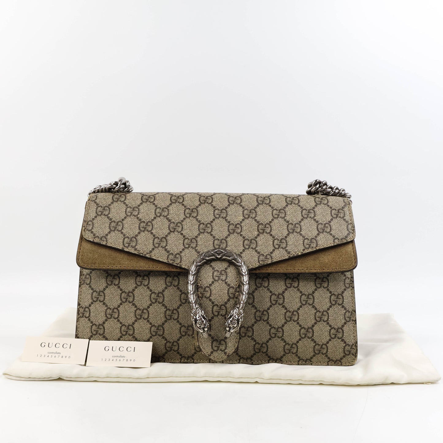 Gucci Dionysus Medium Suede Brown