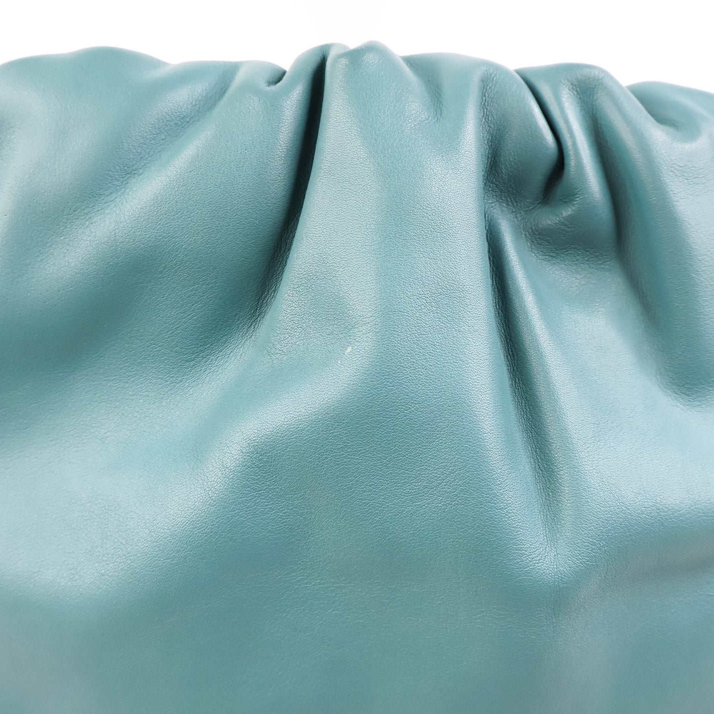 Bottega Veneta Fringe Pouch Linoleum Blue