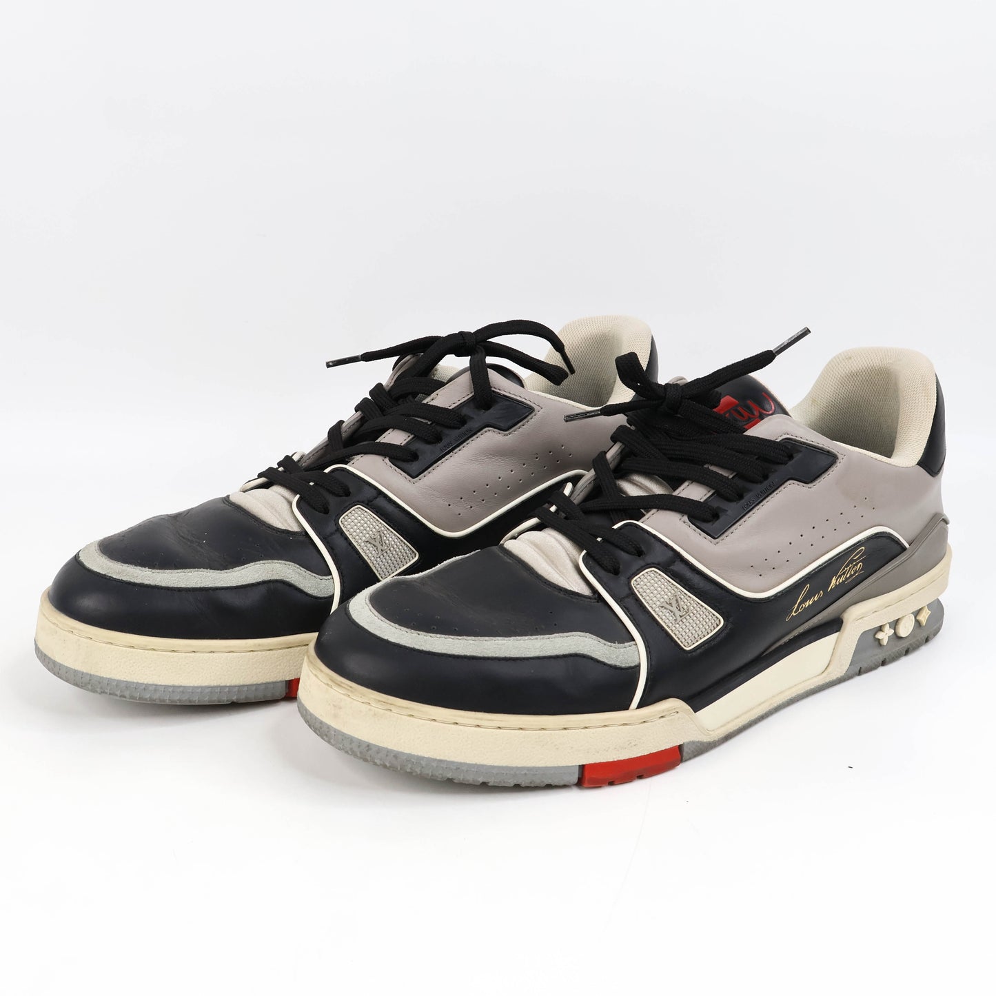 Louis Vuitton Trainer Sneakers Low Black/Grey 9