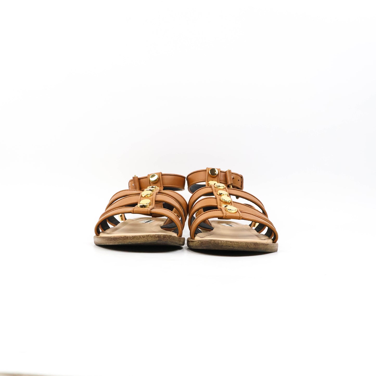 Balenciaga Gladiator Flat Brown 37