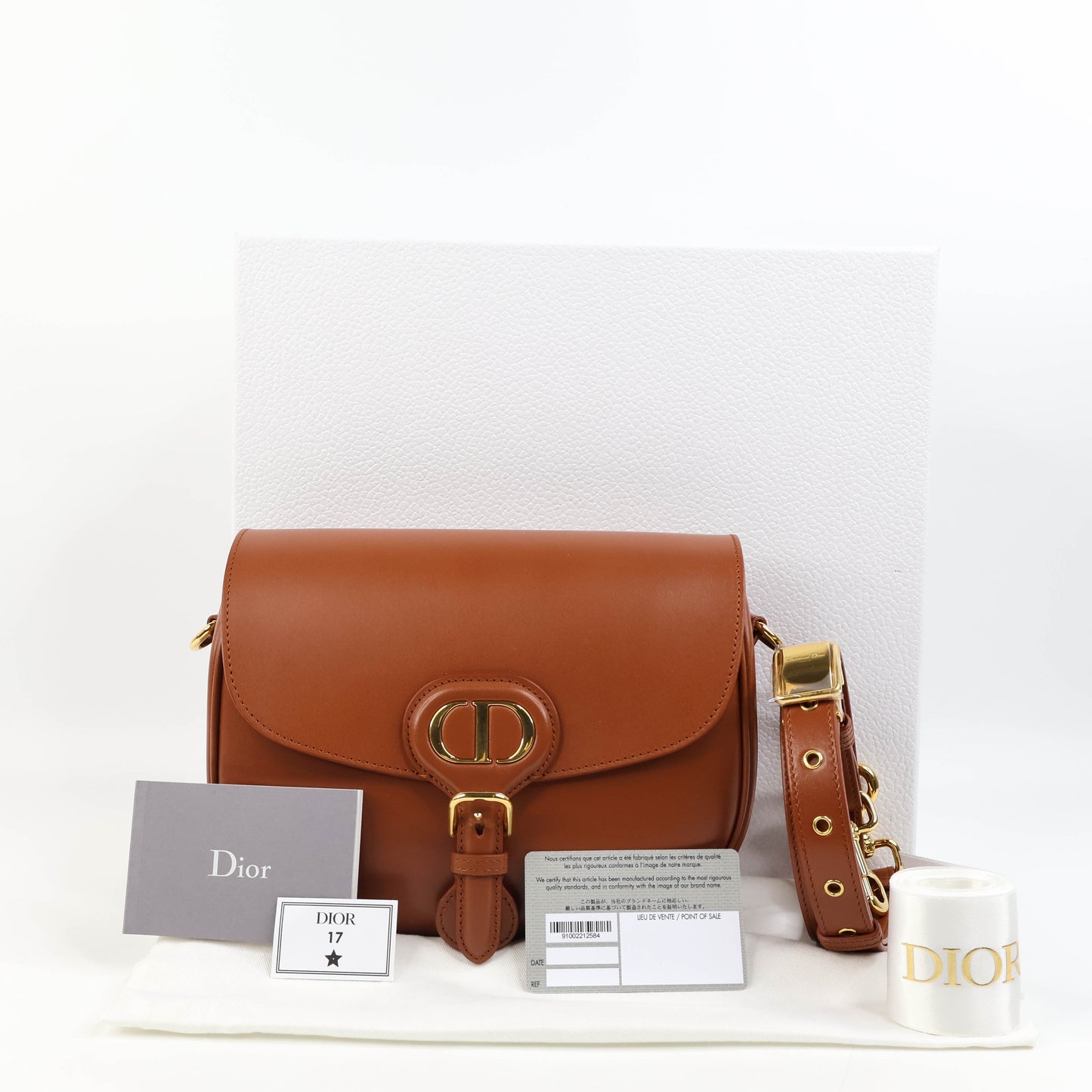 Christian Dior Bobby Medium Brown GHW