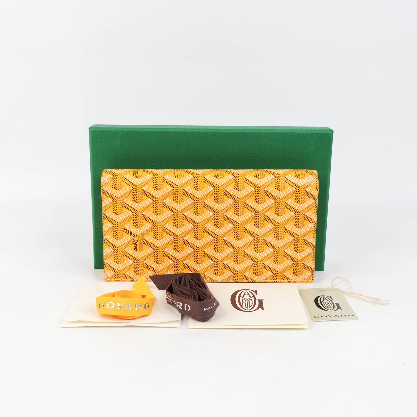 Goyard Richelieu Wallet Yellow