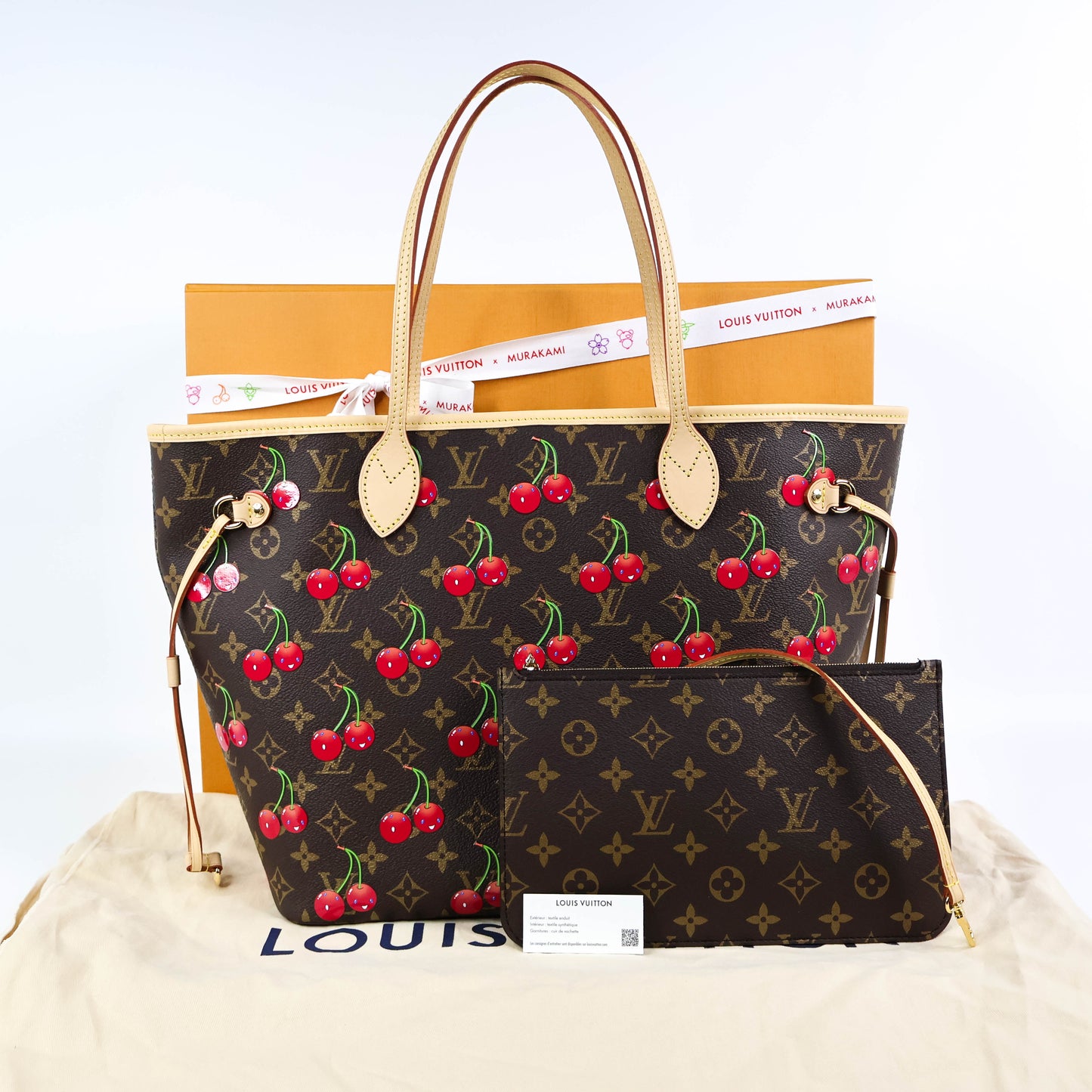 Louis Vuitton x TM Neverfull MM Cherry