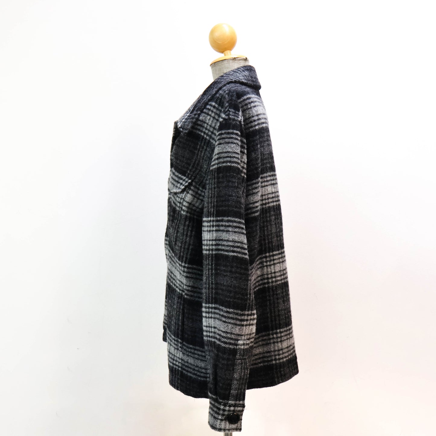 Ami Jacket Wool Black/Grey