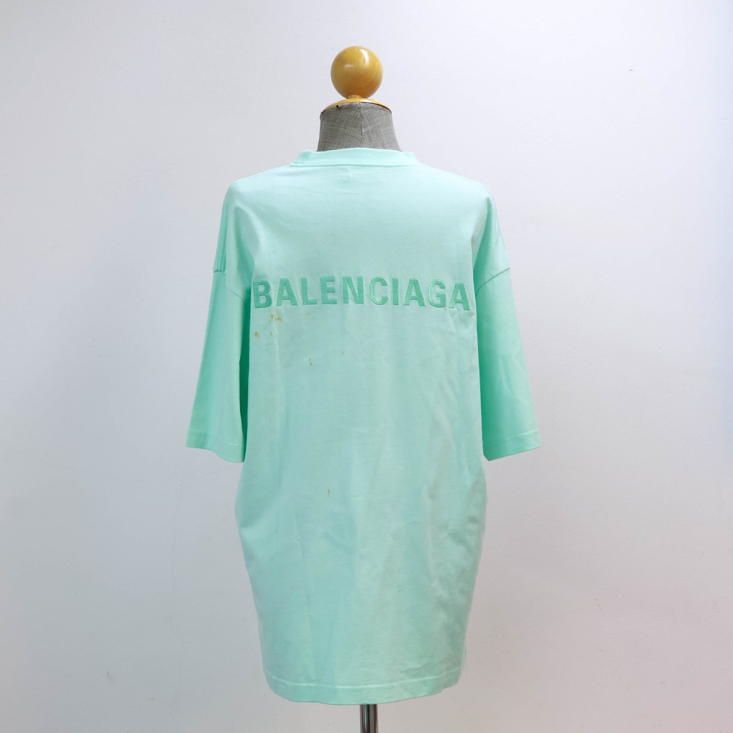 Balenciaga T-Shirt Logo Mint Green