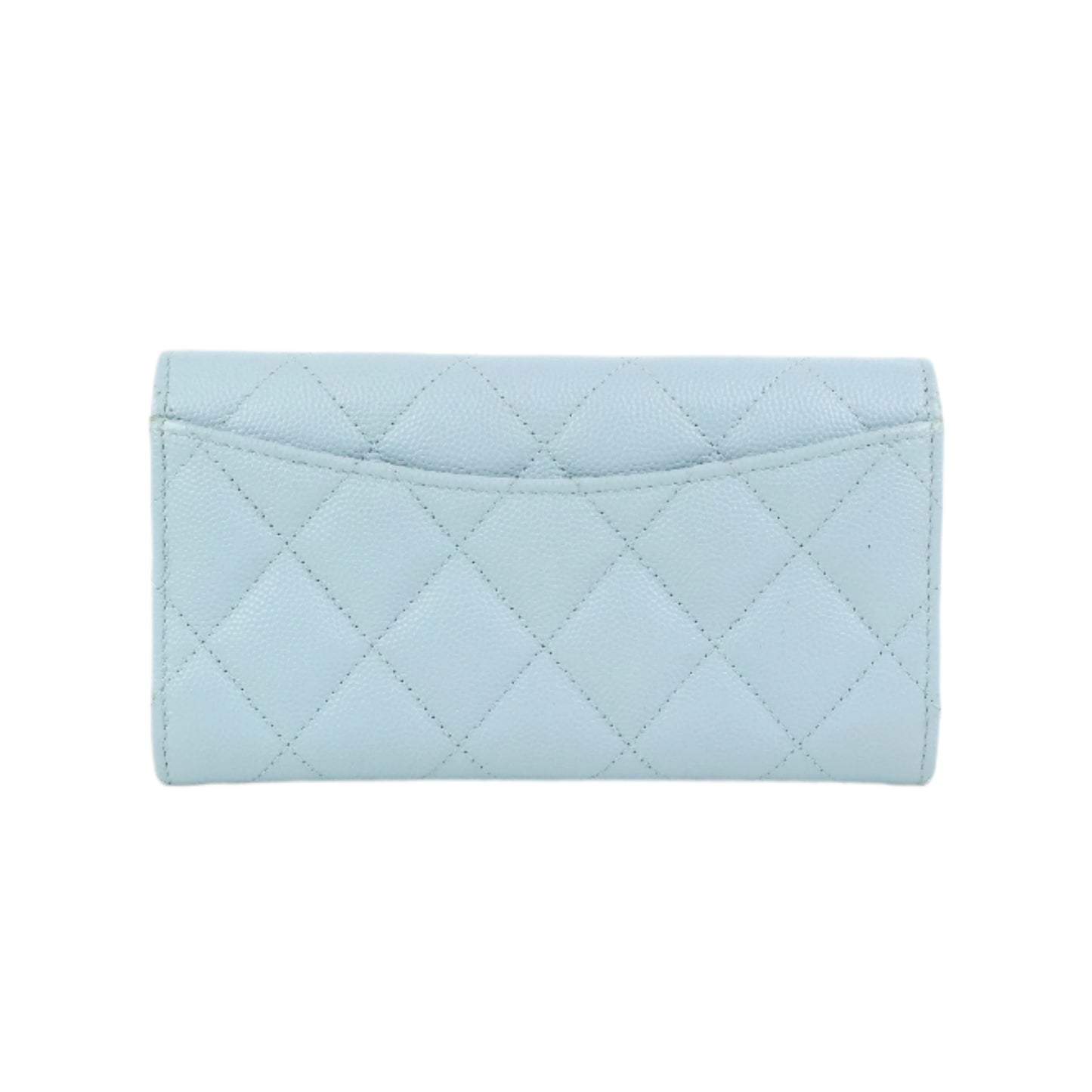 Chanel Classic Medium Wallet Light Blue