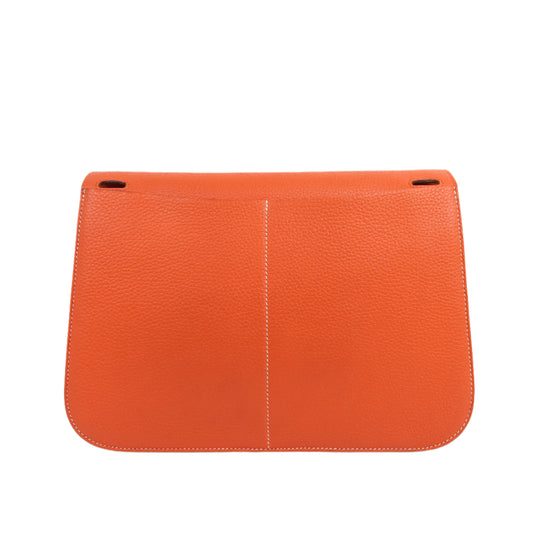 Hermes Halzan 31 Orange Poppy PHW
