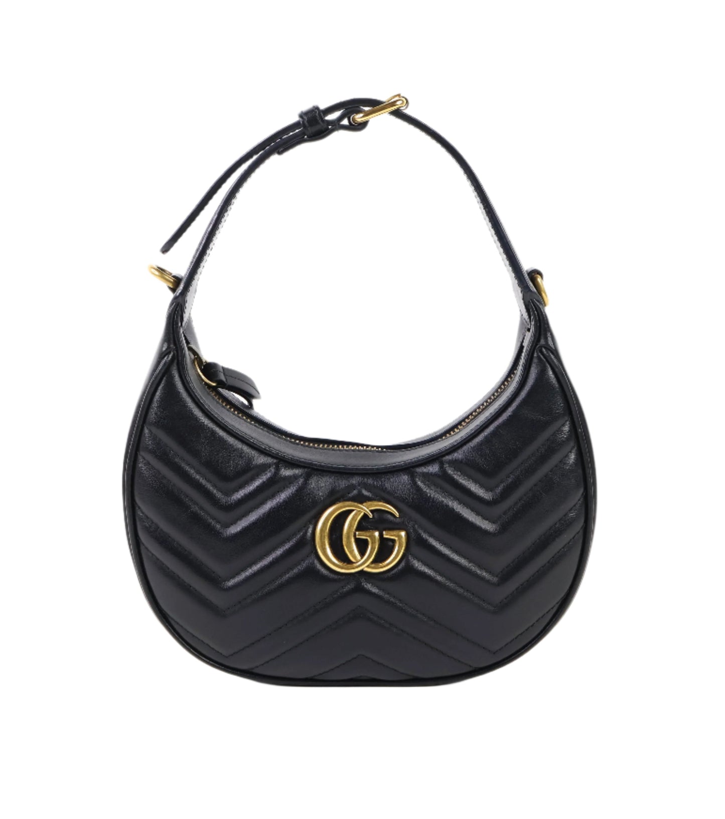 Gucci Marmont Half Moon Mini Black