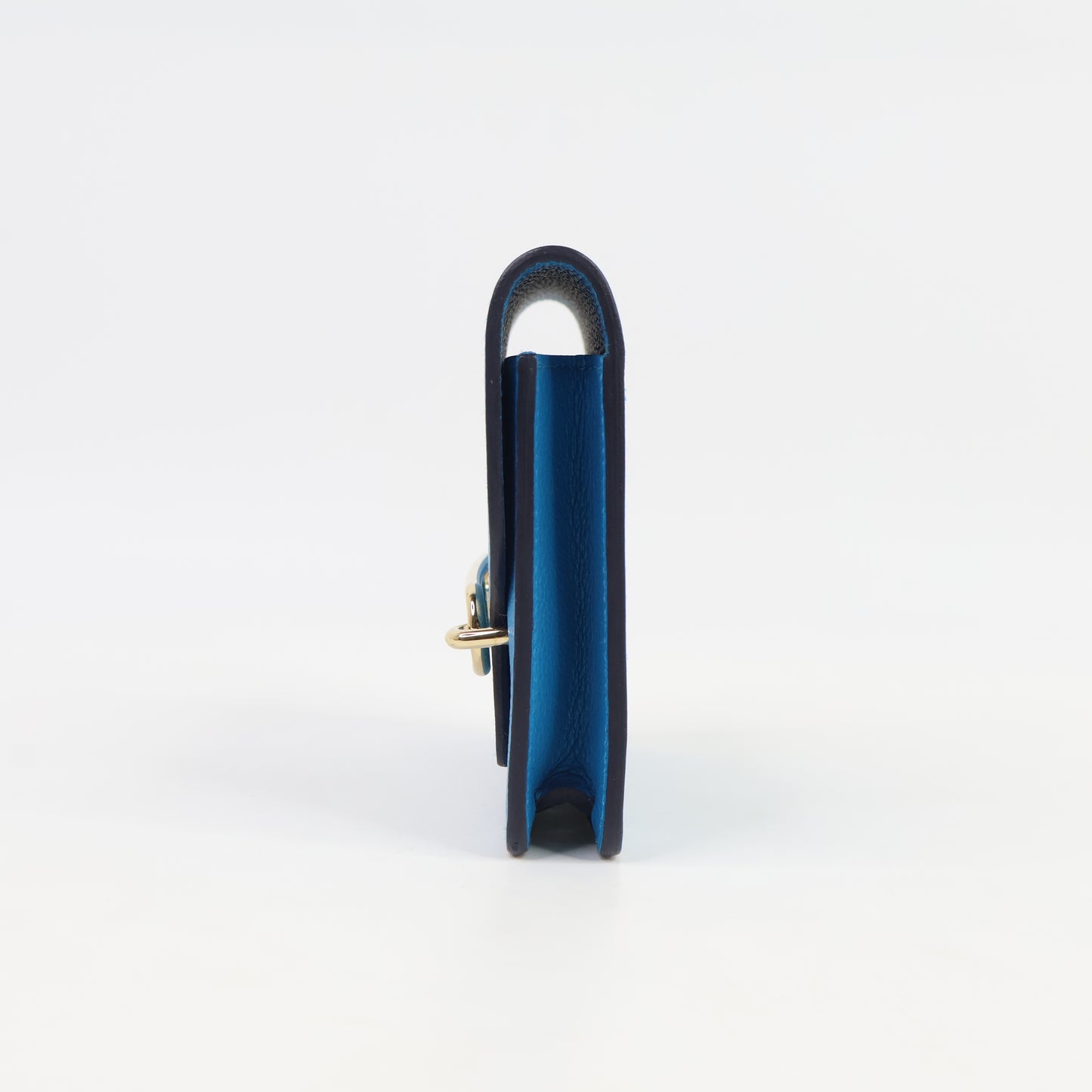 Hermes Roulis Slim Blue Frida Rose Maxico Evercolor PHW