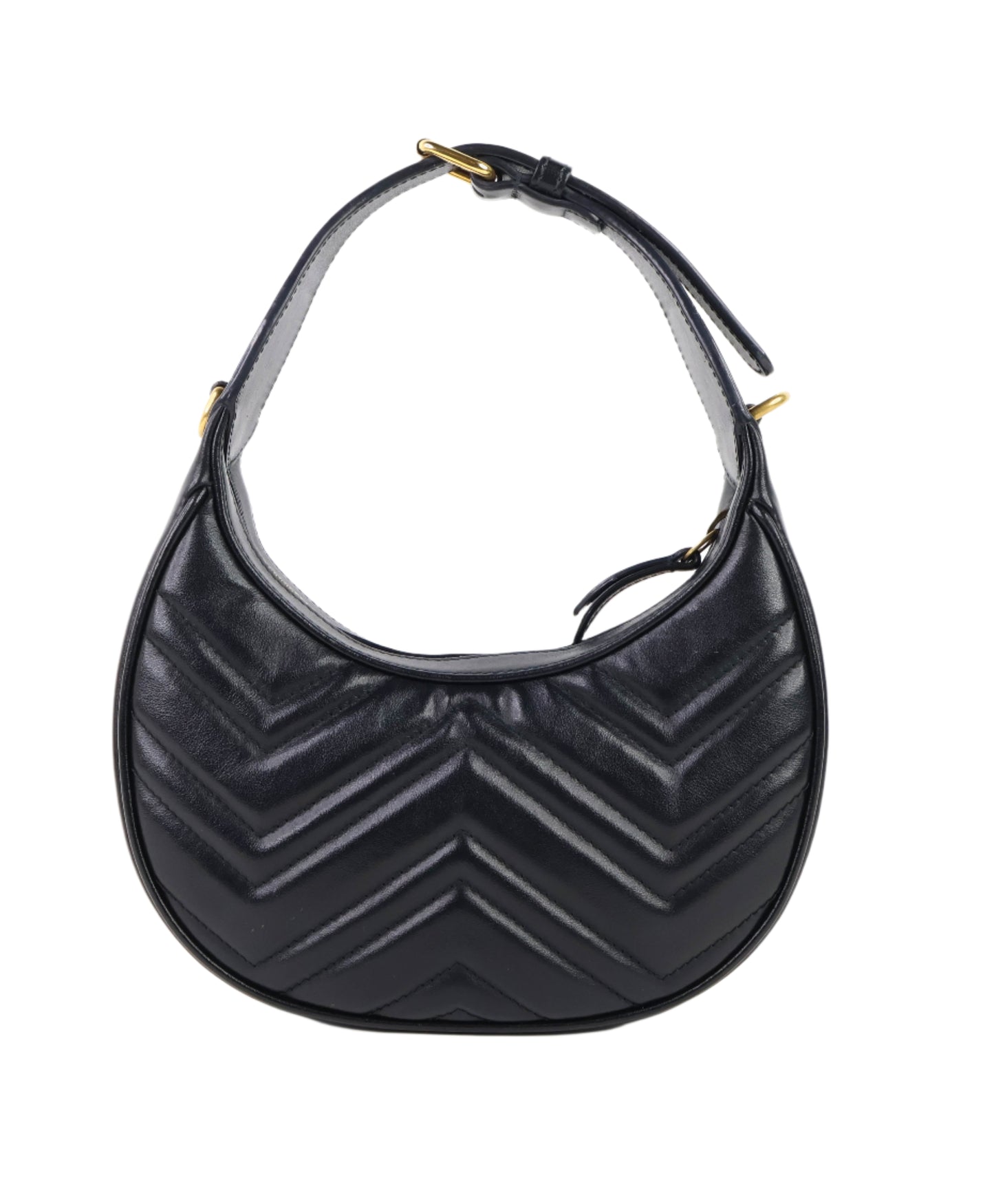 Gucci Marmont Half Moon Mini Black