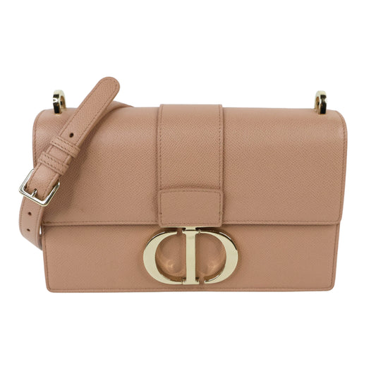 Christian Dior 30 Montaigne Flap Bag Medium Latte