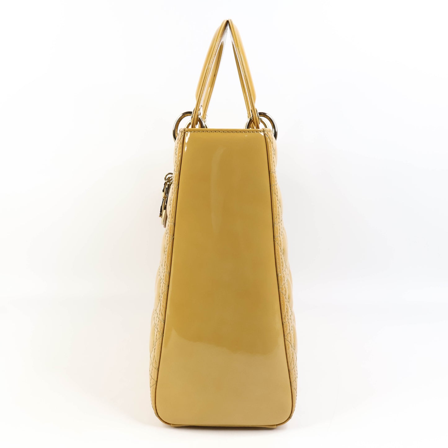 Christian Dior Lady Large Beige Patent SHW