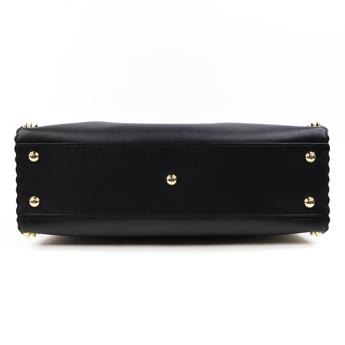 Fendi Peekaboo Medium Black Stud Gold