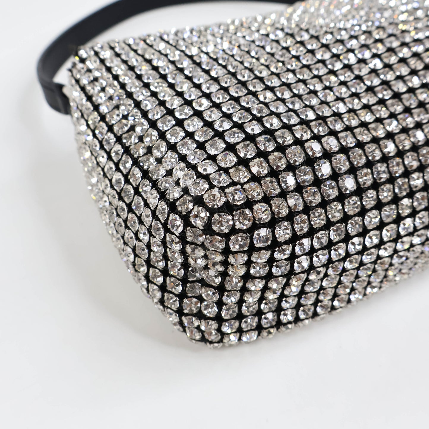 Alexander Wang Pouch Bag Black Crystal