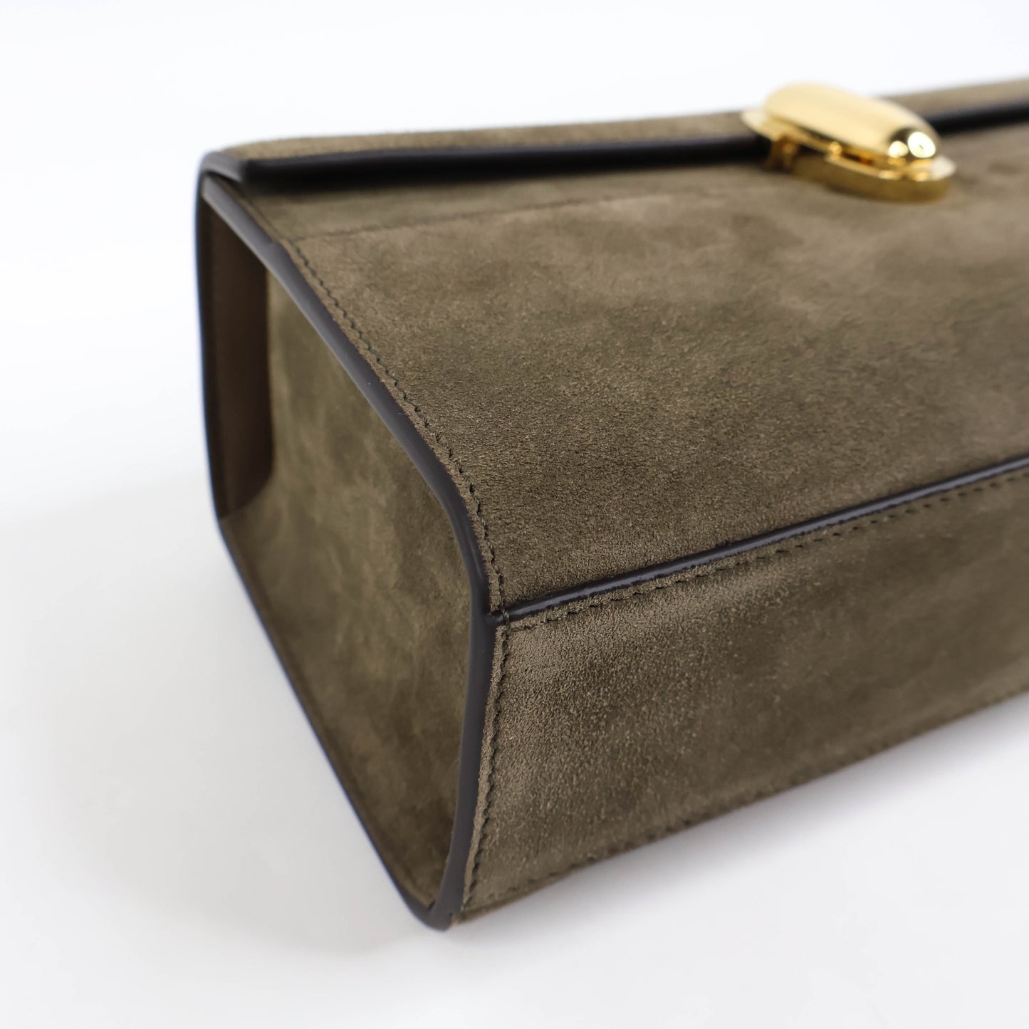 Savette Symmetry Pochette Brown Suede