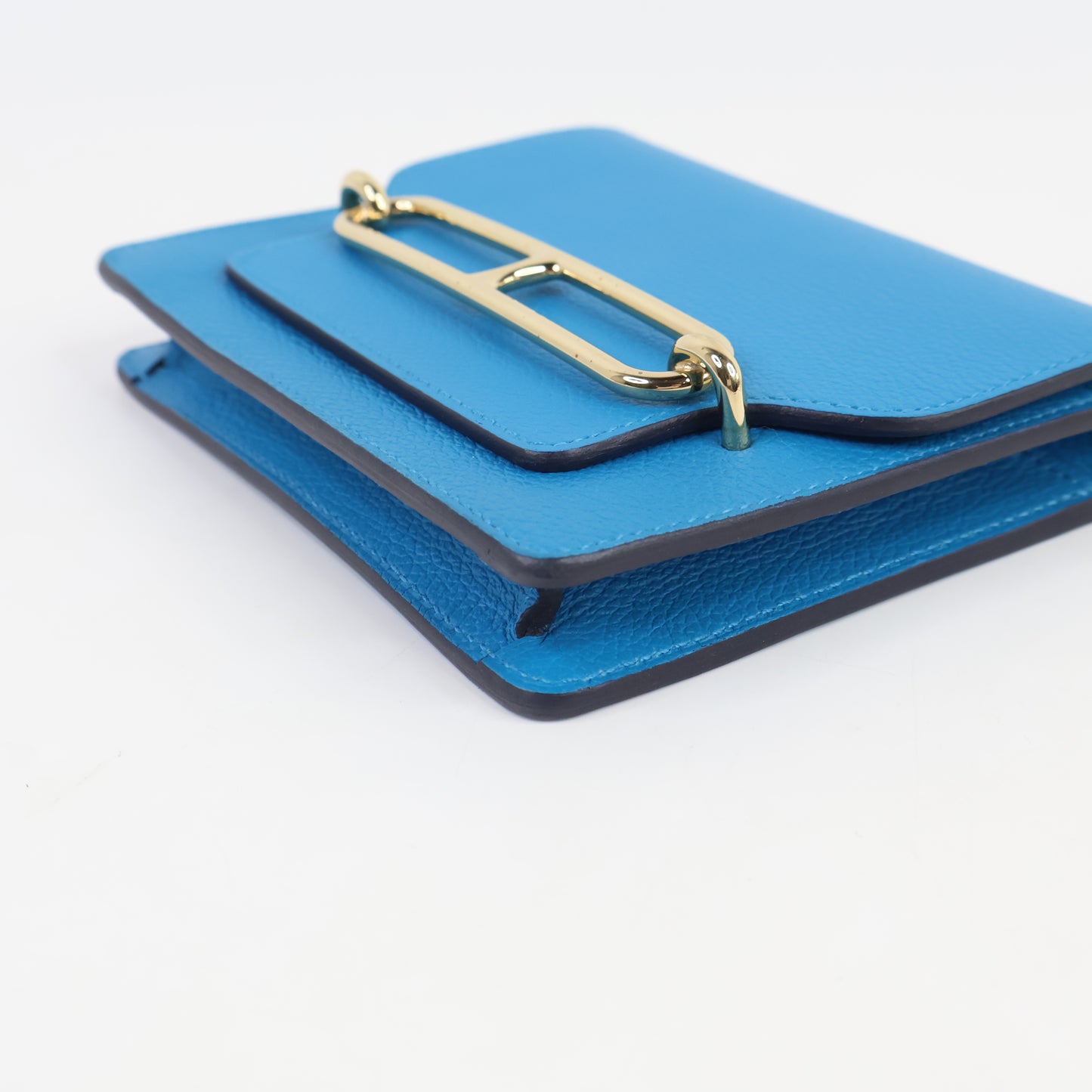 Hermes Roulis Slim Blue Frida Rose Maxico Evercolor PHW