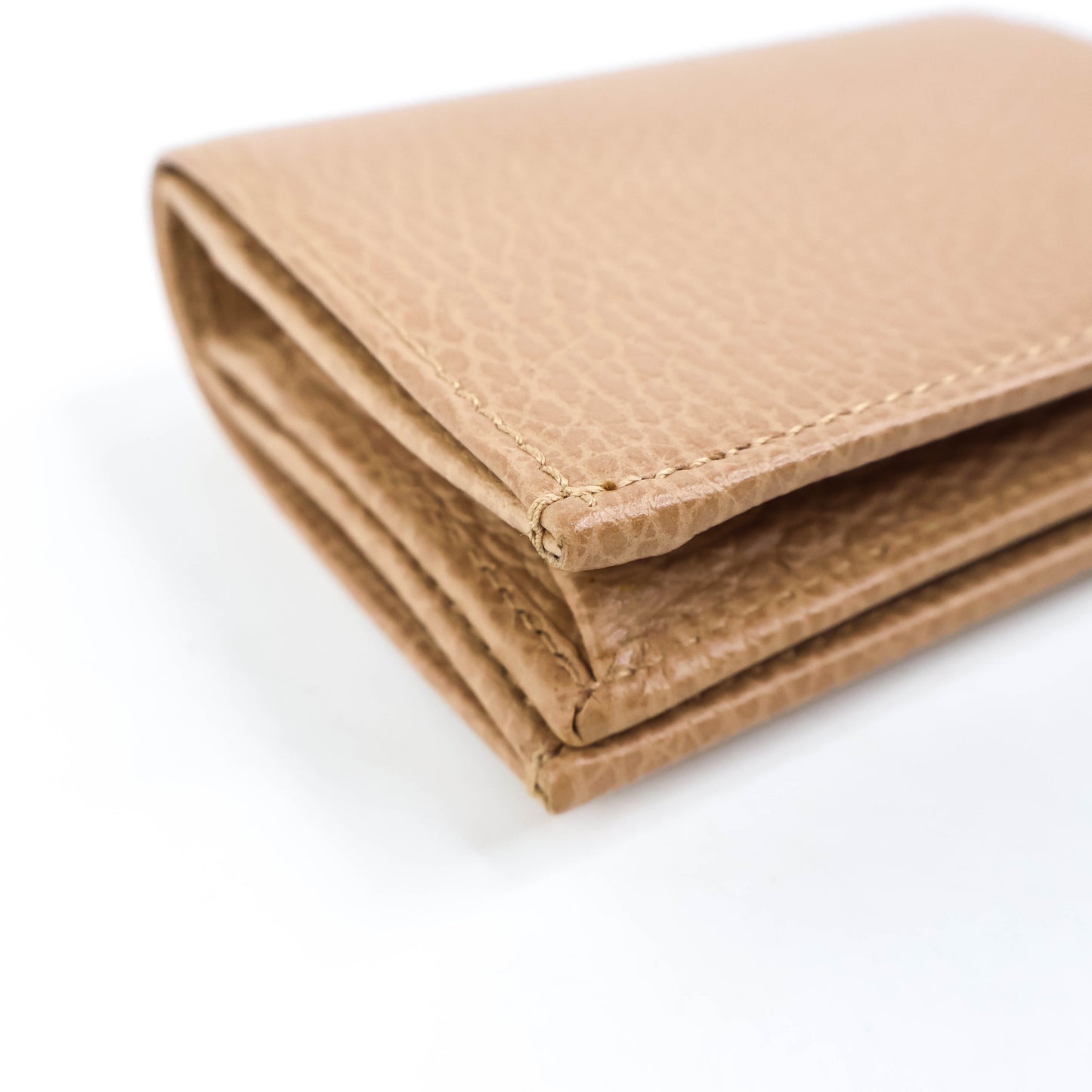 Gucci Marmont Compact Wallet Beige