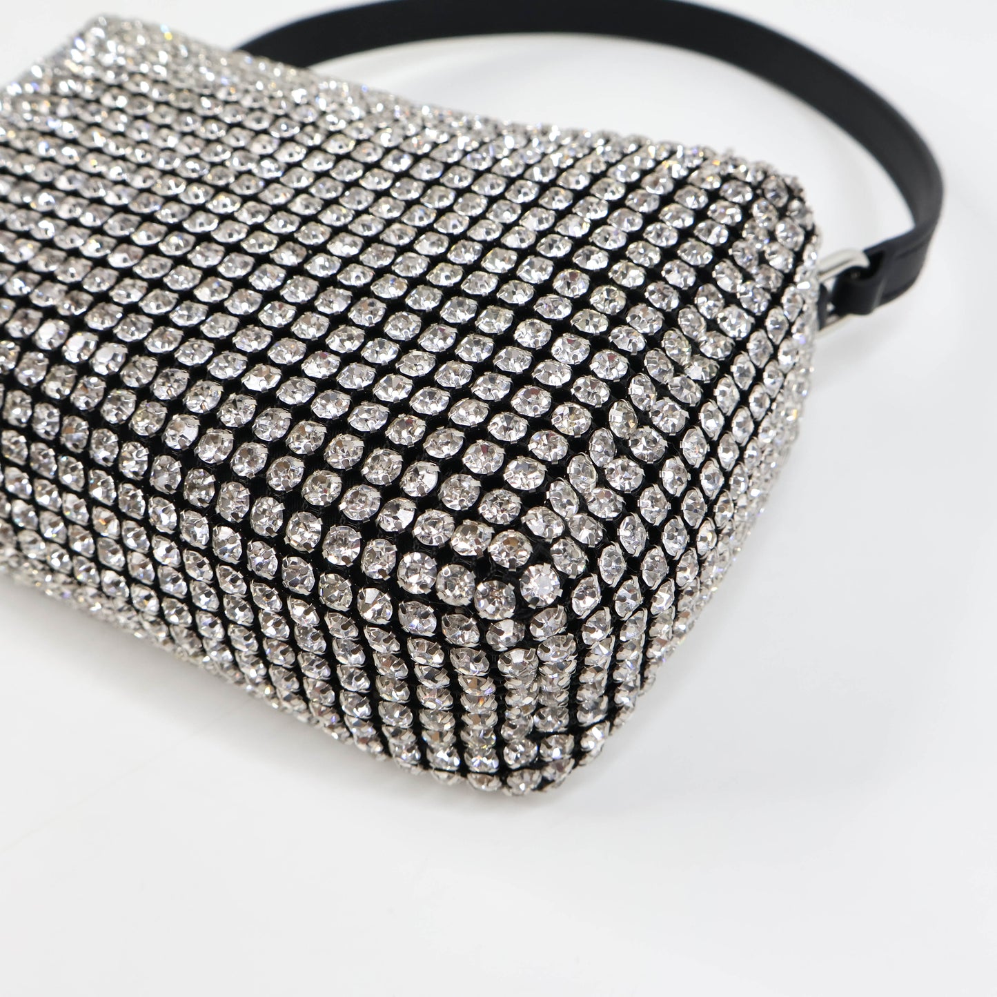 Alexander Wang Pouch Bag Black Crystal