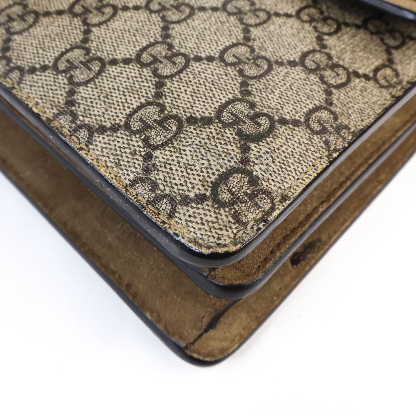 Gucci Dionysus GG Supreme Suede Brown