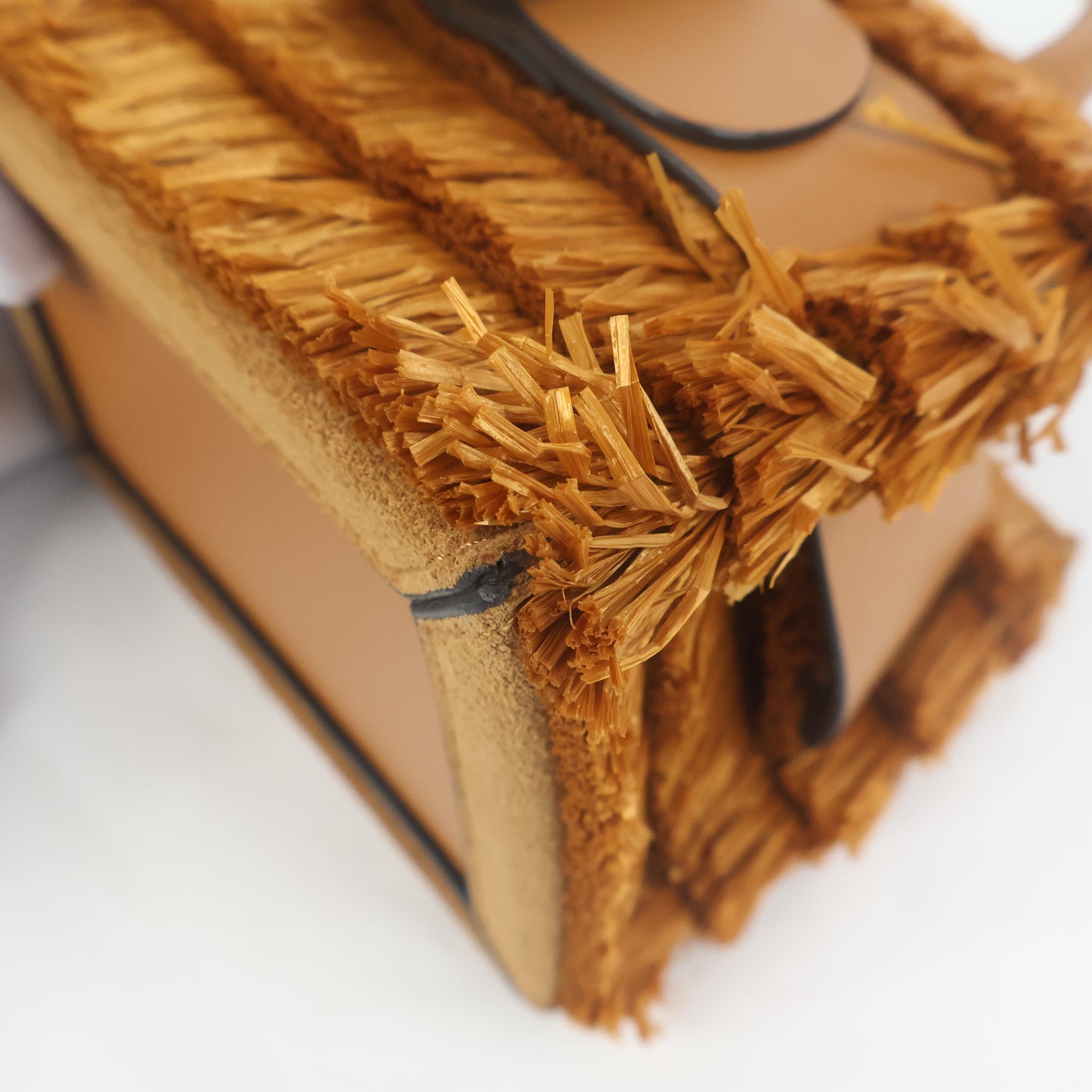 Boyy Bobby Mini Raffia Woven Brown