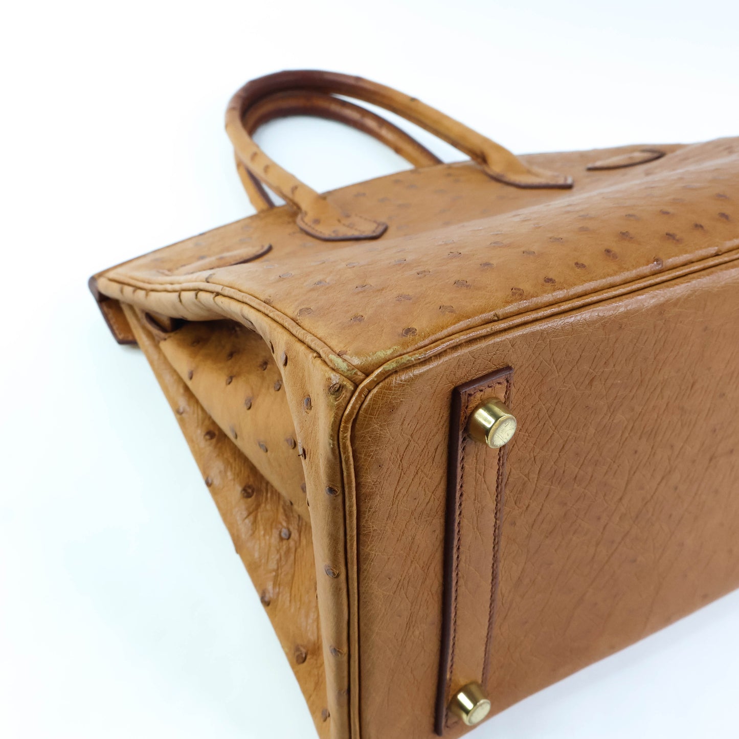 Hermes Birkin 30 Ostrich Cognac