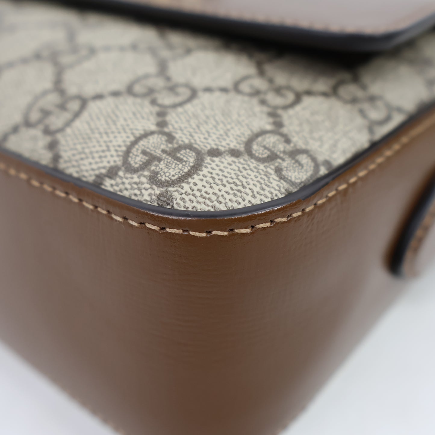 Gucci Horse Bit Camera Bag GG Canvas Brown