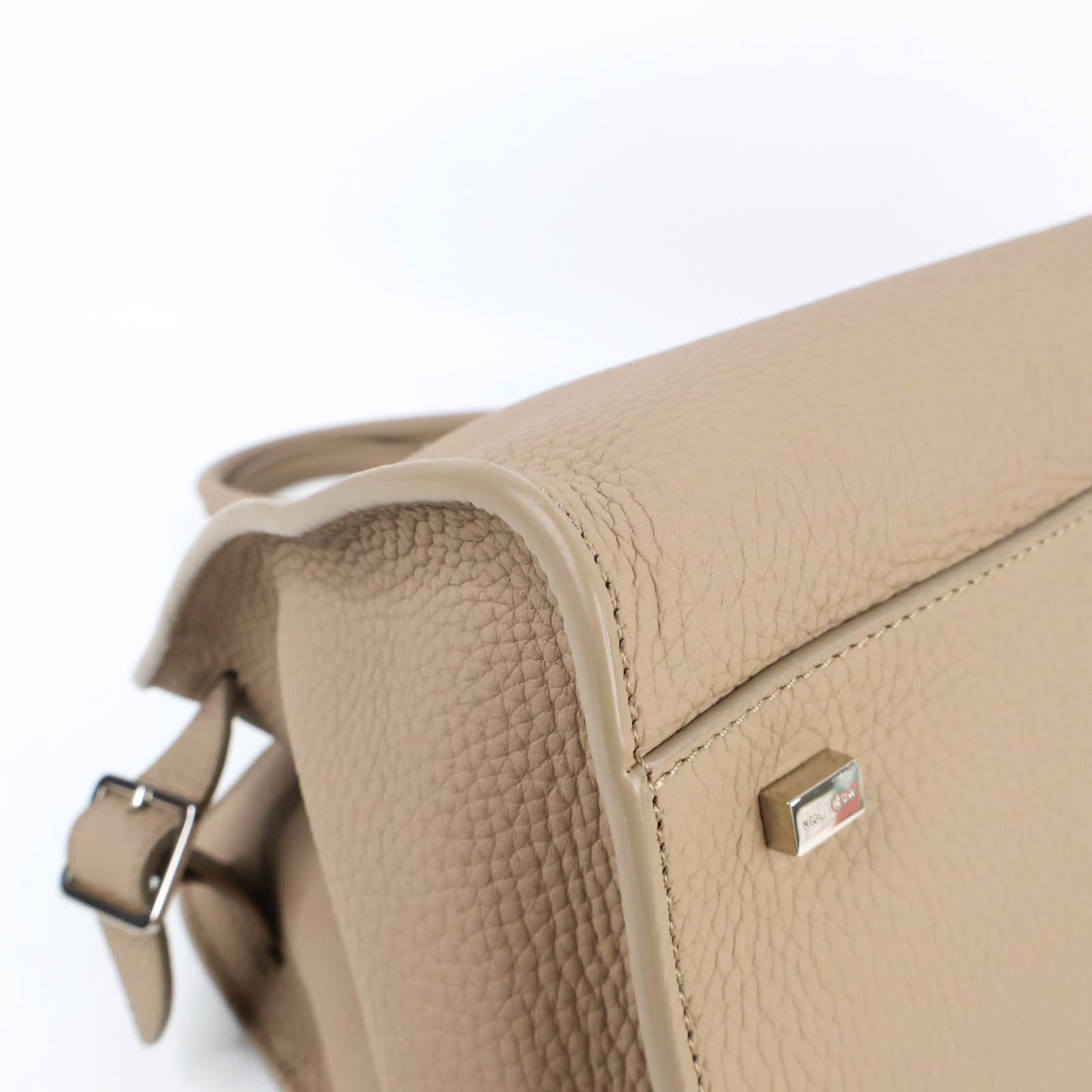 The Row Soft Margaux 12 Dark Taupe