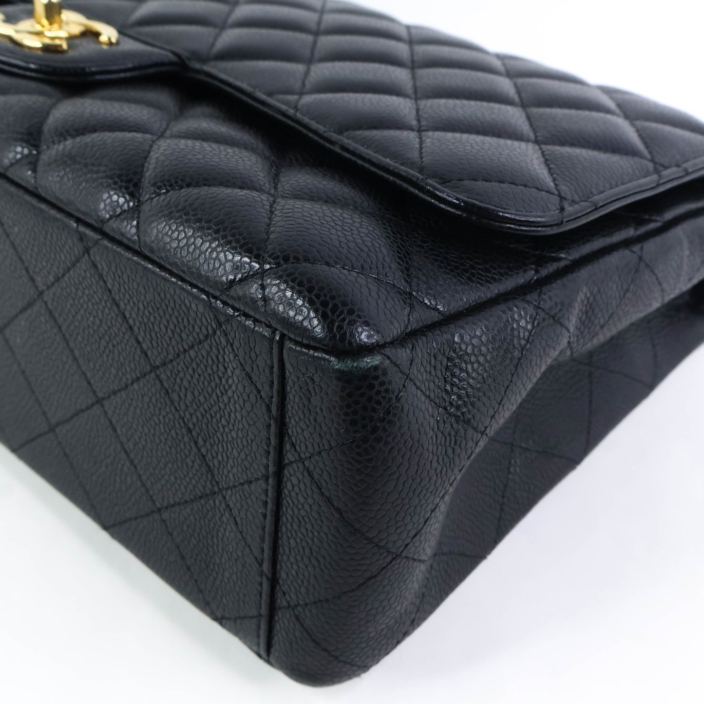 Chanel Classic Maxi Black Caviar GHW
