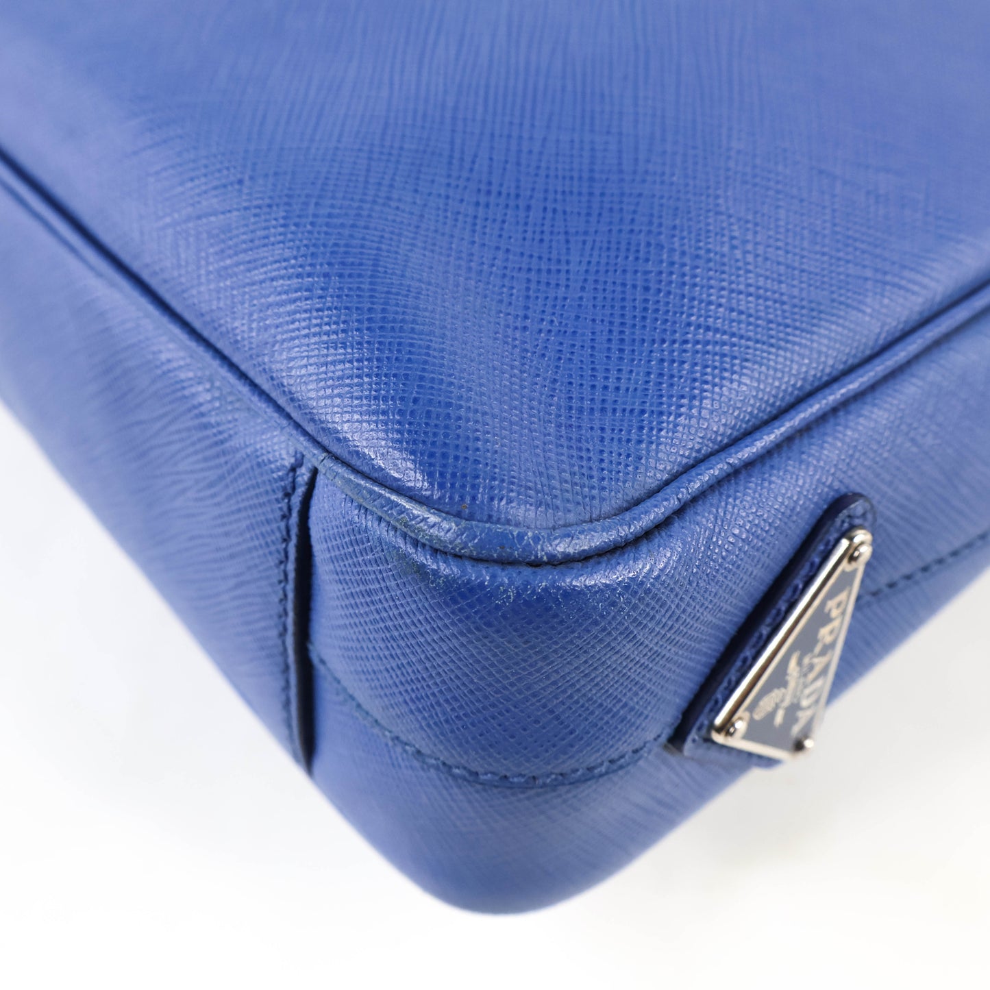 Prada Briefcase Saffiano Blue