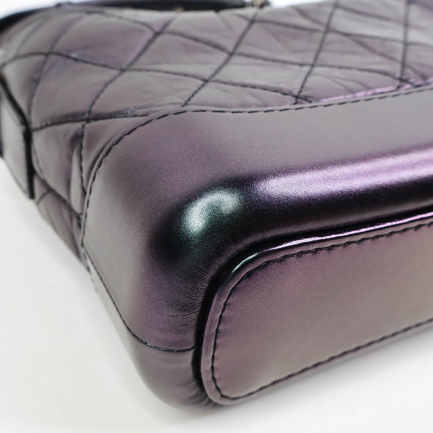 Chanel Gabrielle Small Iridescent Purple Lamb
