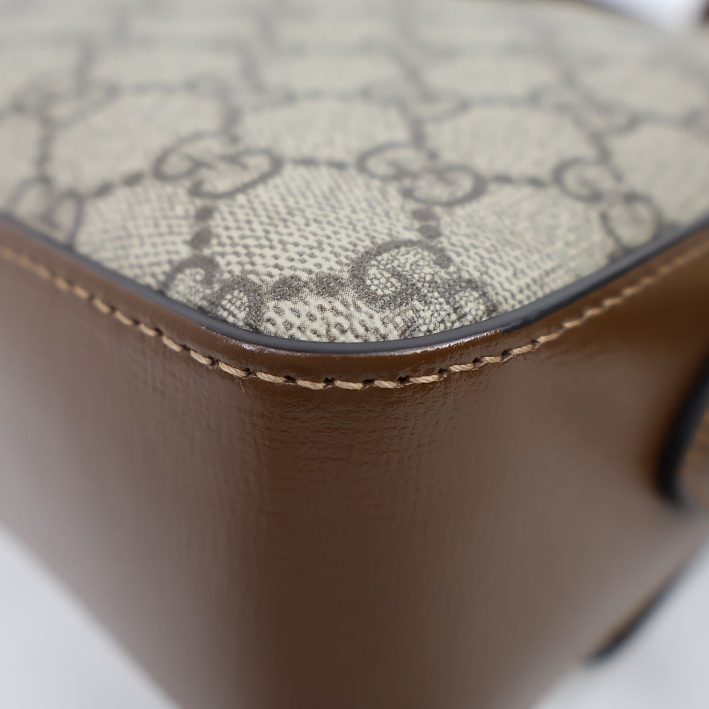 Gucci Horse Bit Camera Bag GG Canvas Brown