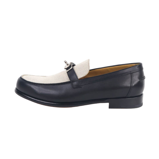 Hermes Destin Loafer Fabric Black 45