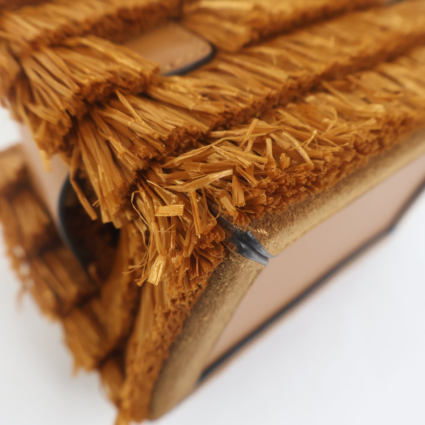 Boyy Bobby Mini Raffia Woven Brown