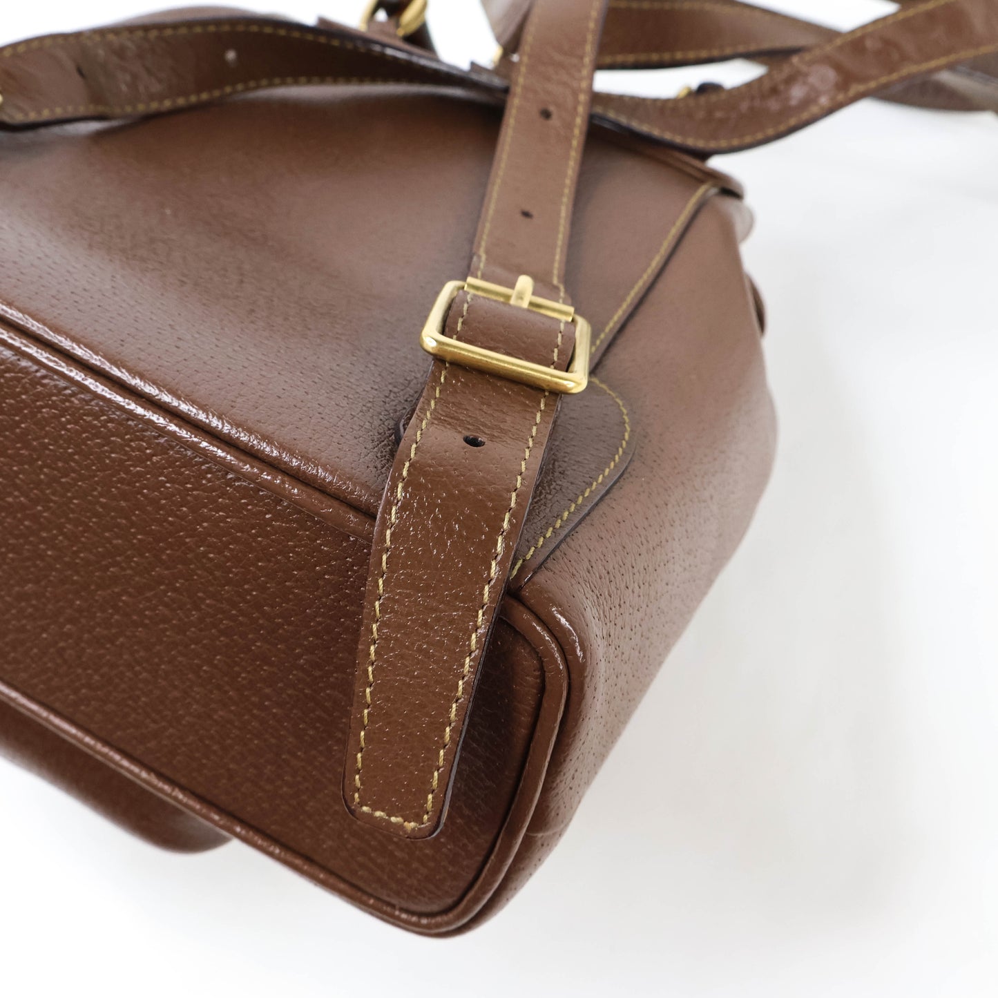 Gucci Backpack Brown Bamboo Vintage Handle