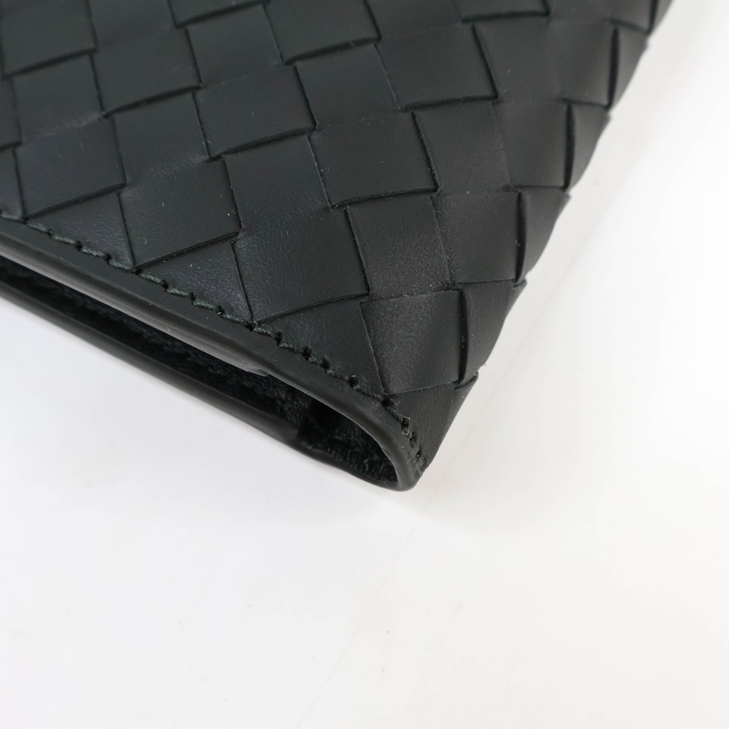 Bottega Veneta Short Wallet Dark Grey