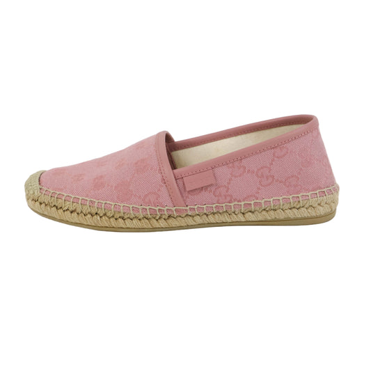 Gucci Espadrilles Canvas Pink 34.5