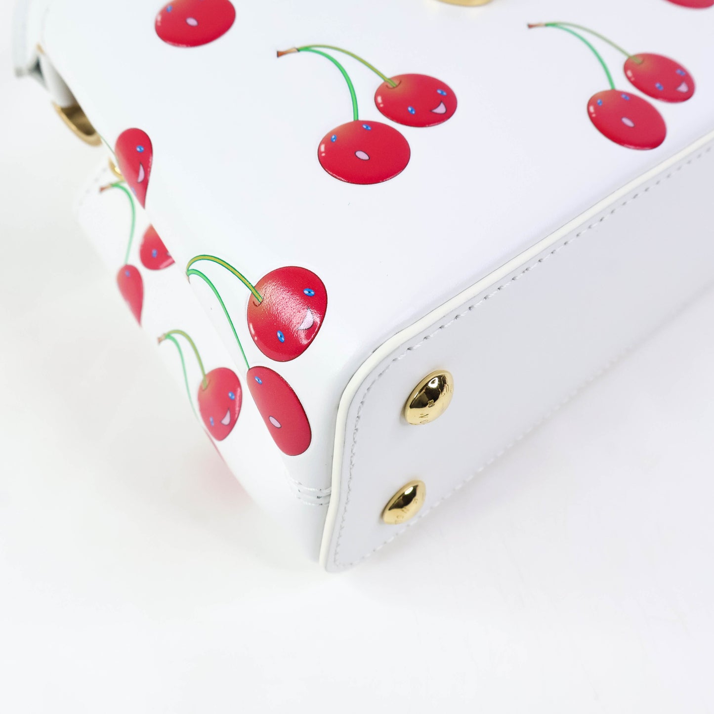 Louis Vuitton x TM Capucines Mini White Cherry