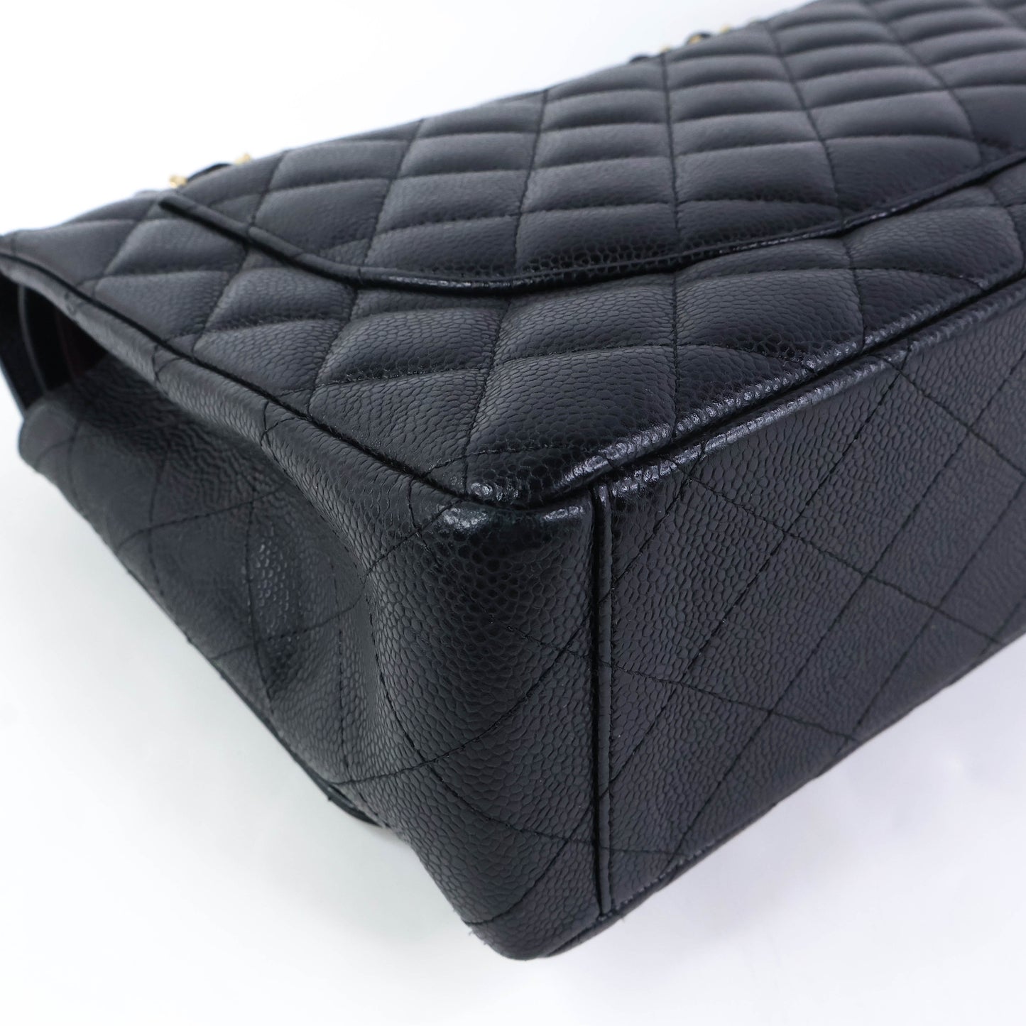 Chanel Classic Maxi Black Caviar GHW