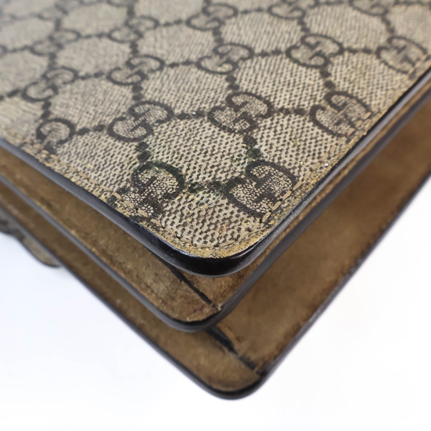 Gucci Dionysus GG Supreme Suede Brown