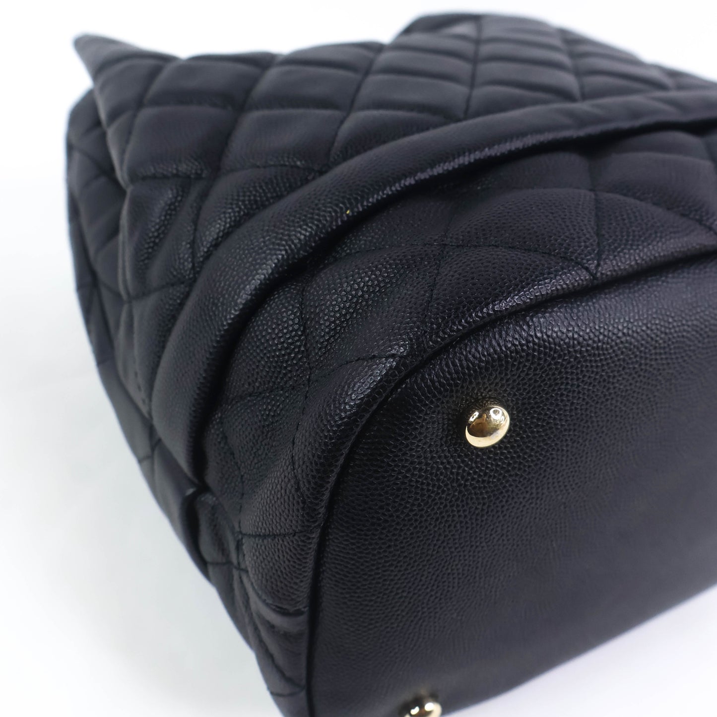 Chanel Drawstring Bag Black Caviar
