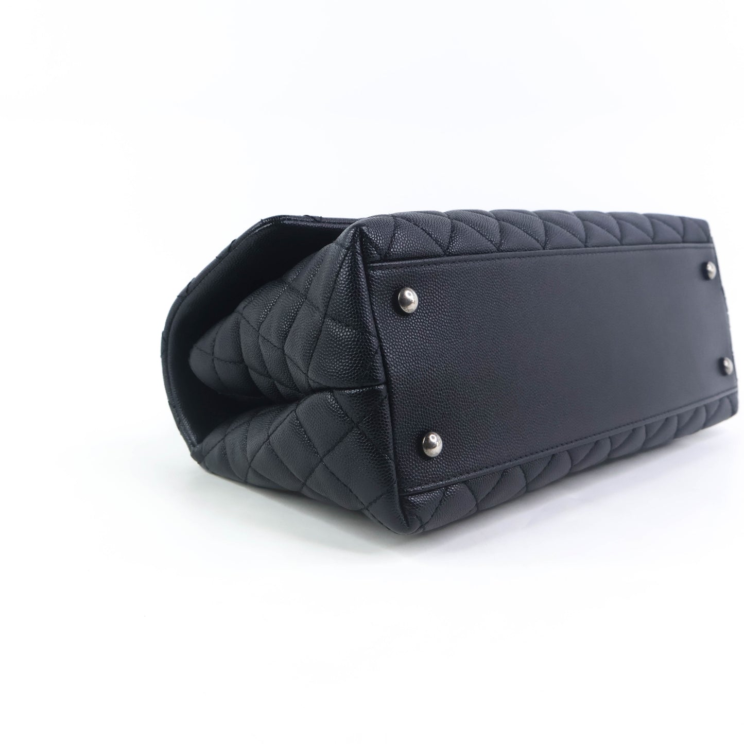 Chanel Coco Handle Medium Black Caviar