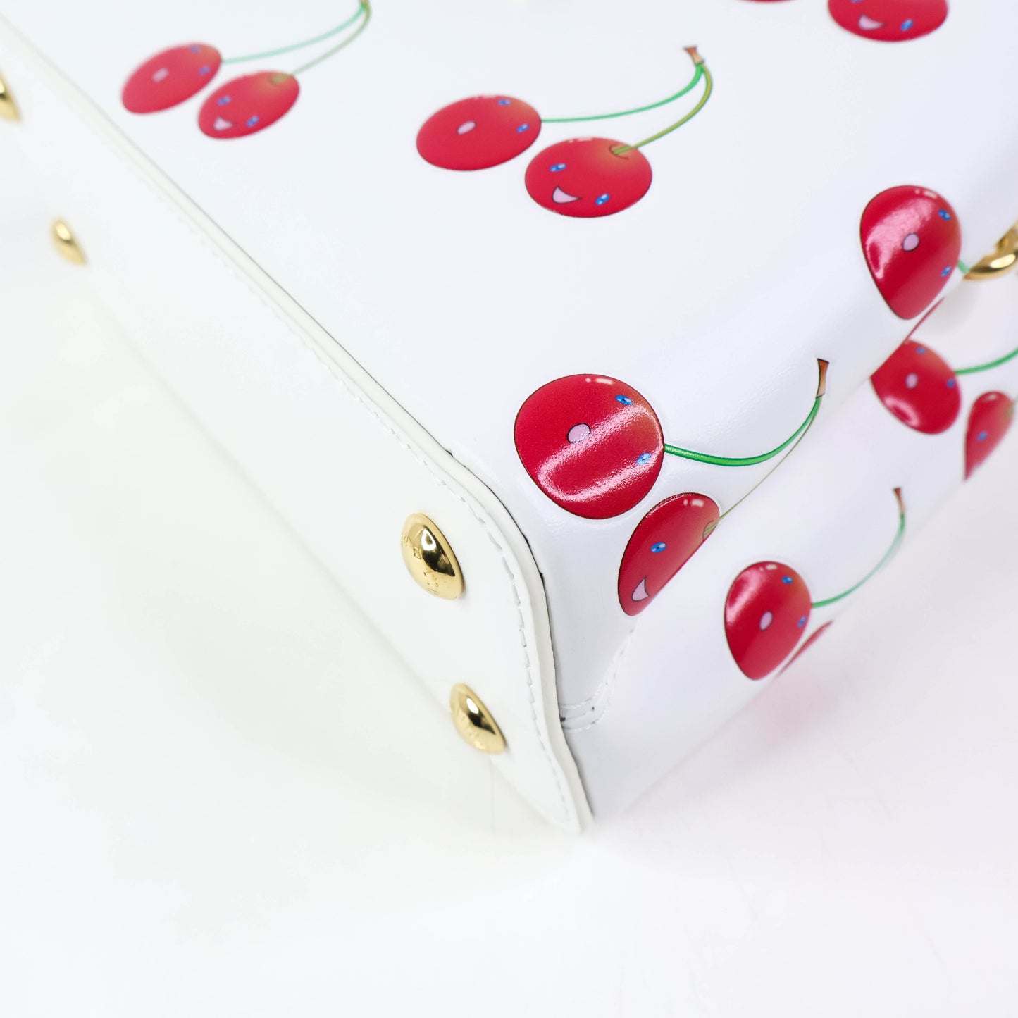 Louis Vuitton x TM Capucines Mini White Cherry