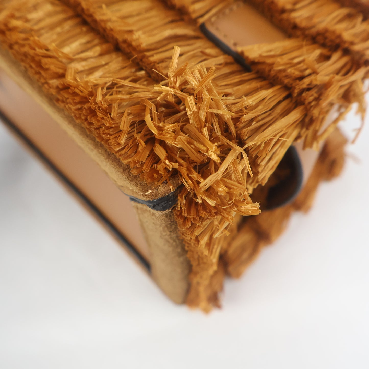 Boyy Bobby Mini Raffia Woven Brown