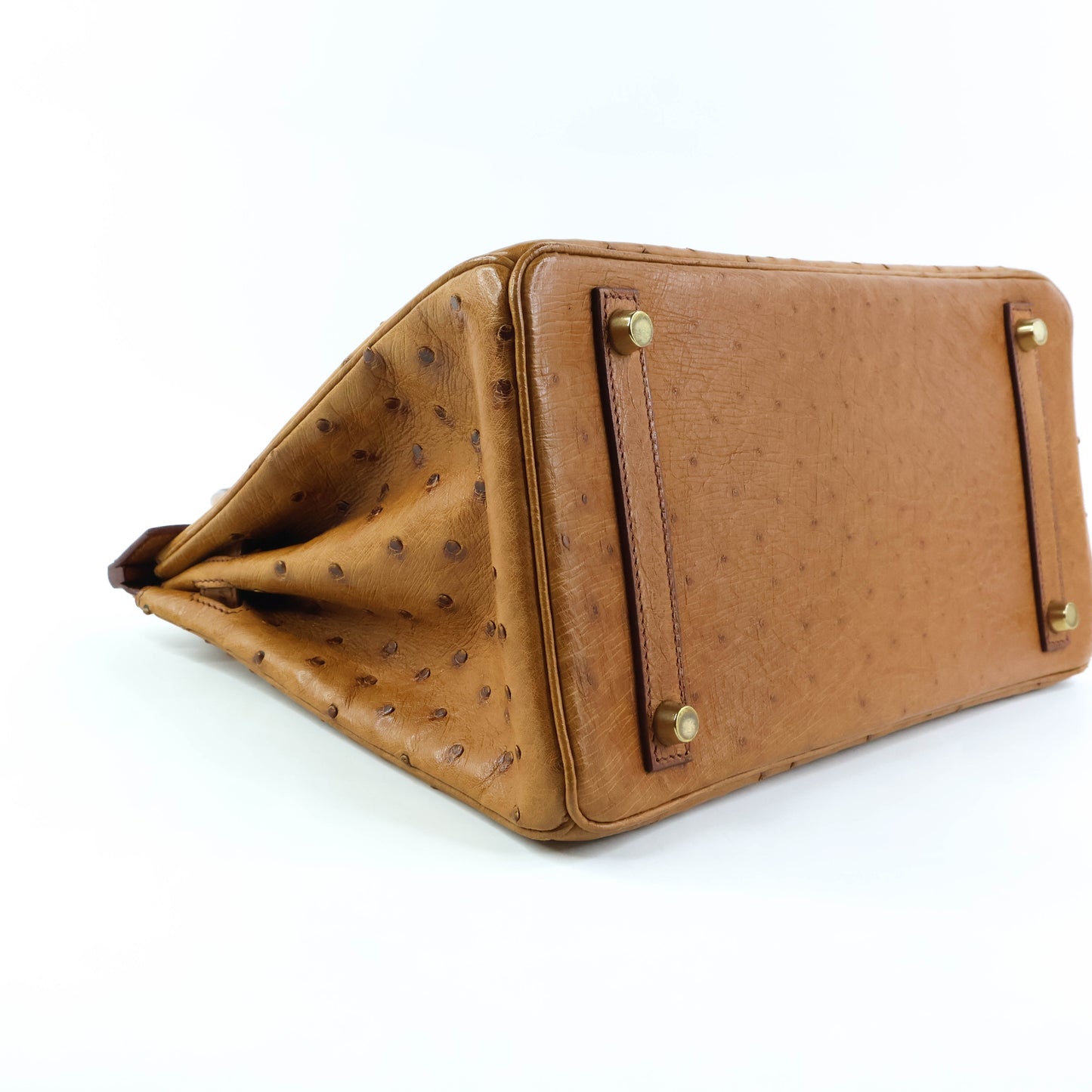 Hermes Birkin 30 Ostrich Cognac